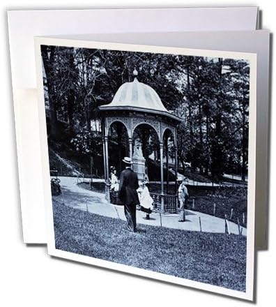 3D Картичка Fairmount Park Philadelphia 1902 Selenium - Поздравителни картички, 6 x 6 инча, комплект от 12 броя