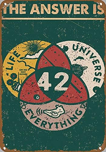 graman 42 Отговор на Живота, Вселената и Всичко Останало Плакат За любителите на науката, монтиран на стената Артистичен, Забавен Туристически Арт, Принт, Ръководство з