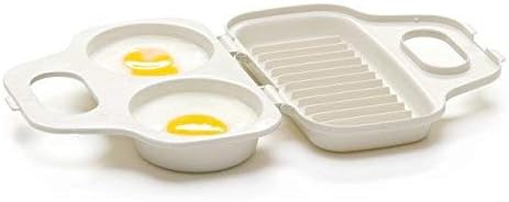 Устройство за готвене на яйца-на очи в микровълнова фурна Home & Style, Без съдържание на BPA Е идеален за готвене на