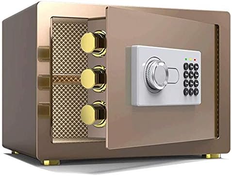Големият електронен цифров сейф WALNUTA, златар домашна сигурност-имитация на заключване на сейфа (цвят: A)