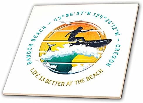 3. Американски плажове - Бандон Бийч, окръг Кус, Орегон добър подарък за пътуване - Теракот (ct-375531-3)