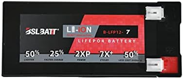 BSL BATT Първо зареждане 12 В 7 ампера ЛИТИЕВО-ЙОННИ-ФОСФАТНАЯ акумулаторна батерия LiFePO4 дълбоко цикъл|до 2000 цикъла на