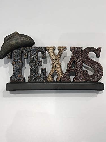 Texas Сувенир, Ковбойская ШАПКА с Техасским Декорация на Плотове От Кожата на Западните Акцент Подарък от Тексас,
