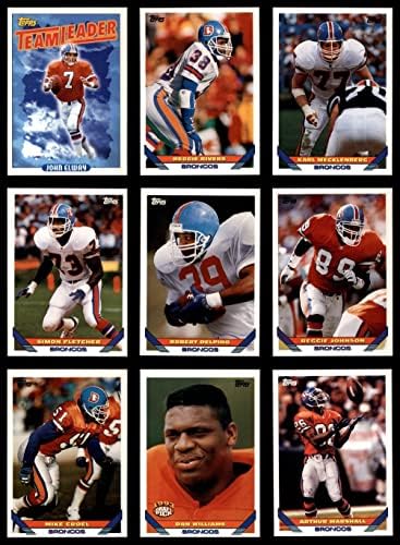 1993 Сет екип Topps Denver Broncos Denver Broncos (сет) NM/MT Broncos