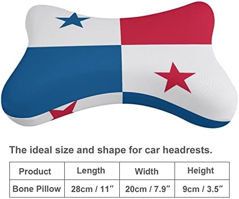Флаг Панама, 2 бр. Автомобилни Възглавница за шията Дишаща Автоматична Възглавница За главата с останалите