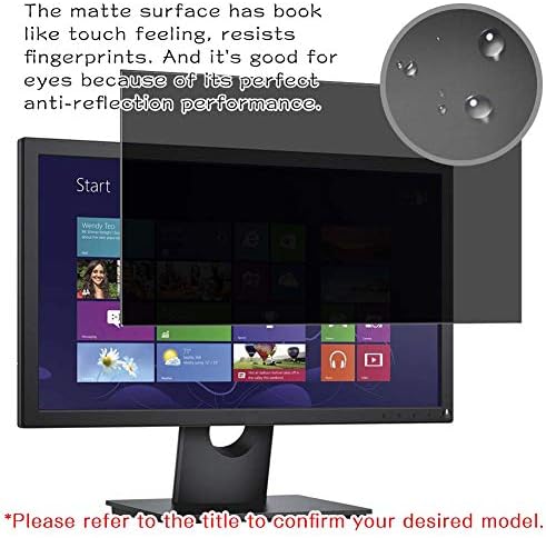 Защитно фолио за екрана Synvy Privacy, съвместима със защитни филм за монитор LG 27MP68VQ-P с диагонал от 27 инча срещу шпионски софтуер екрани [Не закалено стъкло]