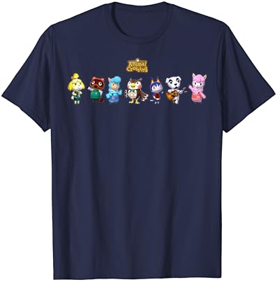 Тениска с изображение на герои Animal Crossing