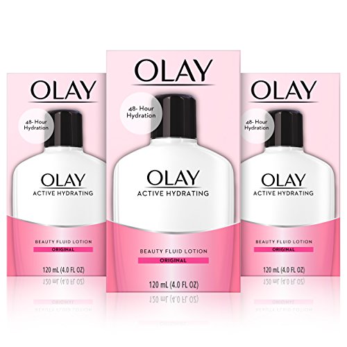 Хидратиращ лосион Olay Active Hydrating Beauty, Хидратиращ крем за лице за възстановяване на Суха кожа, 4,0 грама, 3 пъти