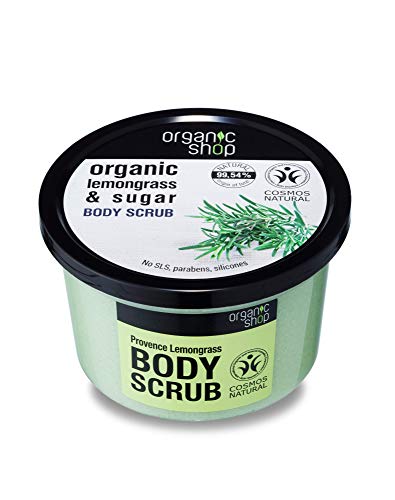 Organic Shop Скраб за тяло от Естествен Прованского лимонена трева и захар 250 мл