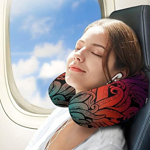 Възглавница за Пътуване с Пипала на Октопод за Самолет, Влак, Кола, U-Образна Възглавница, облегалката за глава, Възглавница