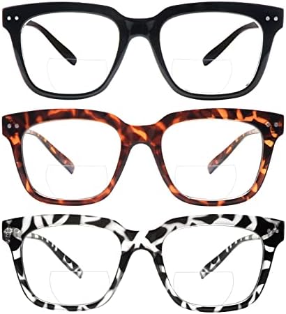 CLASAGA Бифокални извънгабаритни очила за четене, за жени, мъже, блокиране на синя светлина, женски компютърни