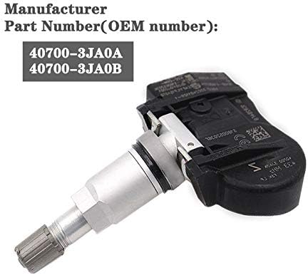 yise-G1128 Нов 4 бр. 40700-3JA0A Система за Контрол на налягането в гумите TPMS Сензор 407003JA0A За Nissan