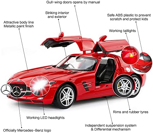 Радиоуправляеми автомобили RASTAR | Радиоуправляеми автомобили Mercedes-Benz SLS AMG с дистанционно управление в мащаб 1/14