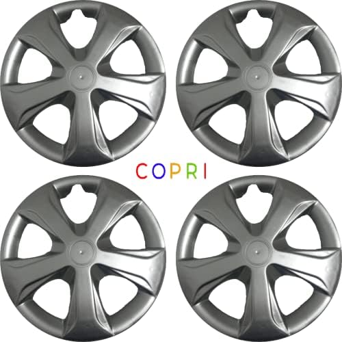 Комплект Copri от 4 Джанти Накладки 14-Инчов Сребрист цвят, Защелкивающихся На Главината, Подходящ за Volkswagen VW