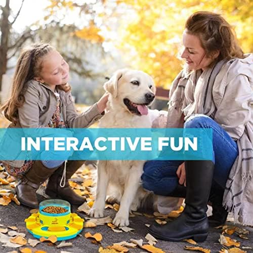 JUANLIAPC Интерактивни Играчки-Пъзели за Кучета, Купи за Хранене на Големи Кучета, Купички за тренировка IQ