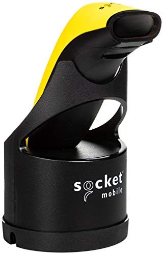 SocketScan S760, Универсален баркод скенер и Четец на документи за пътуване, Жълто-Черна док-станция за зареждане
