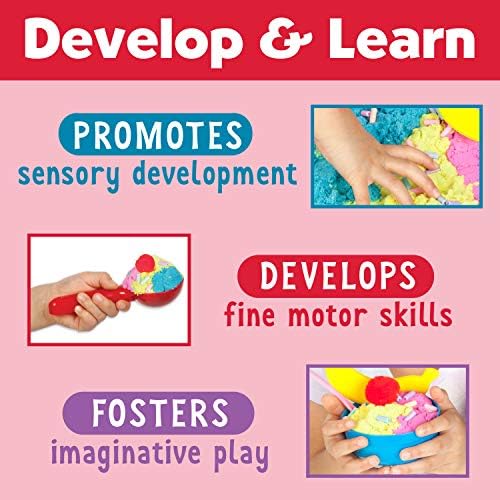 Комплект за творчество за деца Sensory Bin: Магазин за Сладолед - Ролеви игри, Играчки за ранно развитие