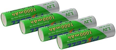 Батерия PKCELL 8pc 1.2 V AAA 1000mAh Nimh, Акумулаторна батерия с предварително зареждане на Nimh AAA