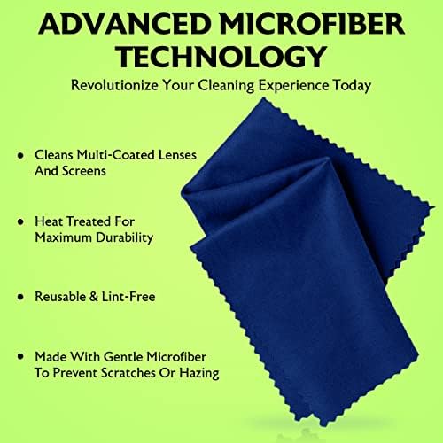 Кърпа за почистване на лещи Purity от микрофибър - Стираемая в колата кърпа от микрофибър без кърпичка За