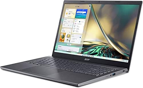 Лаптоп Acer Aspire 2022 5 -15,6 FHD IPS 10-Ядрени 12-та процесор Intel Core i5-1235U Iris Xe Графика 12 GB DDR4 512 GB SSD