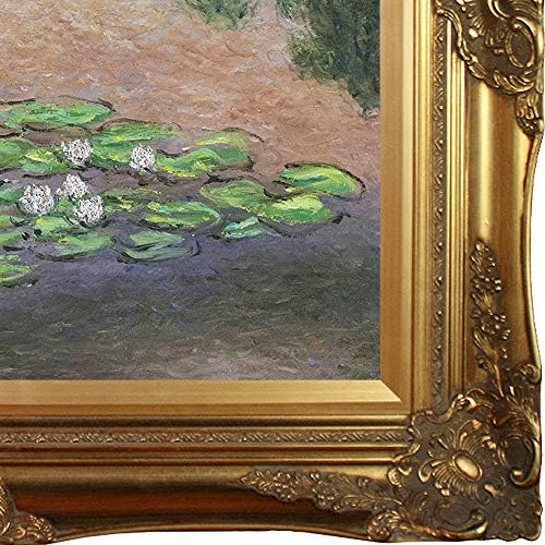 Пастиш, Украсени с Клод Моне, Ръчно рисувани с маслени бои върху платно в рамка, 32 х 28 см