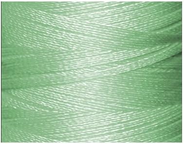 1 тънки конци За бродиране от висококачествен полиестерен плат - Светло Зелен цвят на морските вълни P671-1100