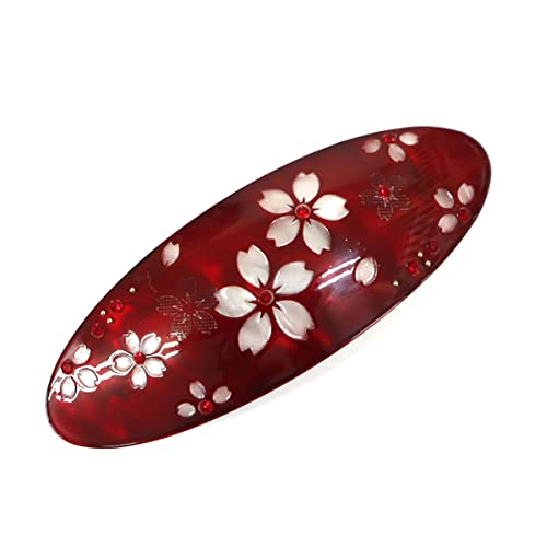 Японската шнола за коса за жени Sakura Сладък Kawaii (червен)