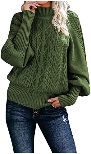Ymosrh, Дамски Пуловери, Ежедневието на Обикновен Пуловер, Комплект с кръгло деколте, Топъл Пуловер с дълги ръкави,