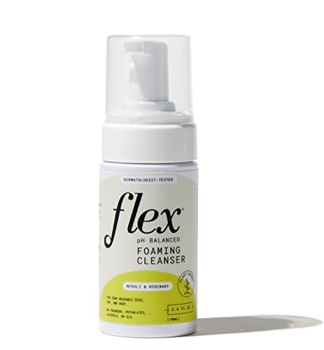 Пенящееся средство за миене на чаши Flex с Neroli и розмарин - Средство за почистване силиконови менструални