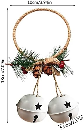 Гирлянда от Матирана Овче Ушите, Коледна Камбанка Бижу, Медальон, Декорация за Коледната Елха, Коледна Камбанка