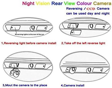 RuiDi Камера за обратно виждане/Парковочная Помещение/HD CCD RCA NTST PAL/Лампа регистрационен номер OEM за Suzuki Нео