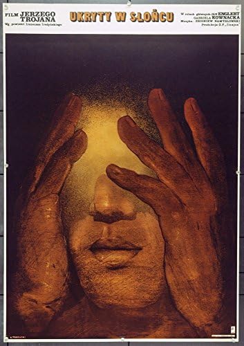Скрит под слънцето (1980) Оригиналът на полски плакат (27x38) Много фино изкуство Анджей ПАГОВСКИ Филм на режисьора