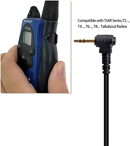 HYS D-Образна Слушалка за двупосочна T800, Слушалки за преносими радиостанции с превръщането микрофон за Motorola