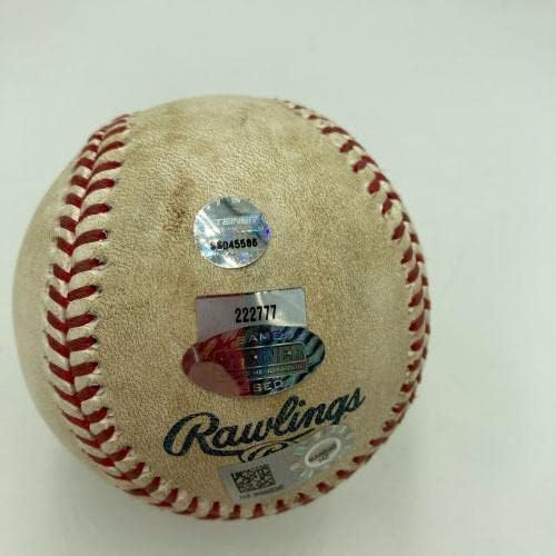 Използваните от бейзболни топки с автограф от Хорхе Посады от Джърси Помощни Щайнер COA - MLB Използвани бейзболни