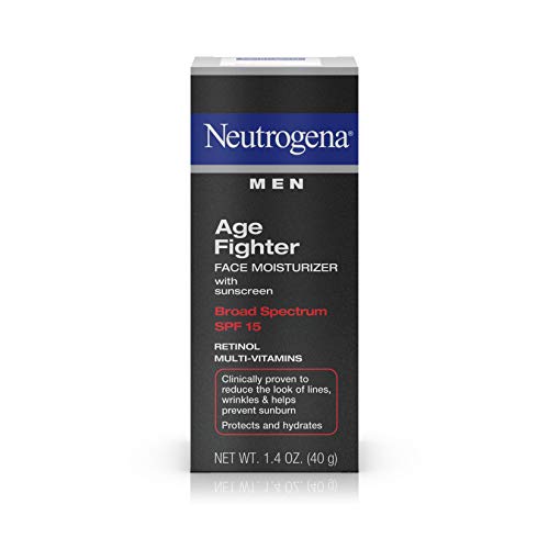 Хидратиращ крем с ретинол Neutrogena Age Борец против бръчки за мъже, Ежедневна Безмасляный анти-Стареене