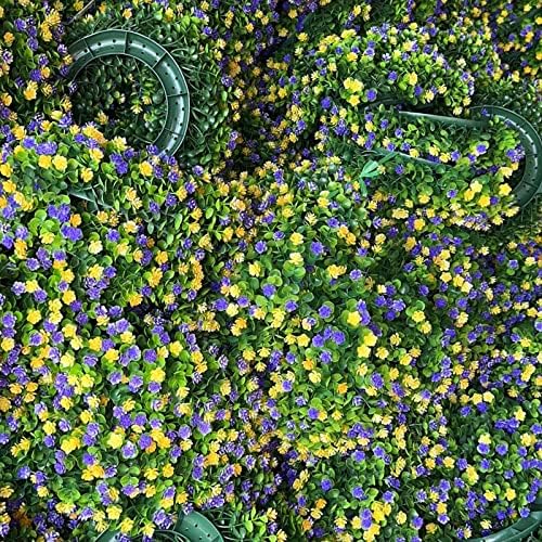 Цветя за направата на Венци Пролетния Фестивал Годишният Виолетово-Жълт Венец Имитация на Цвете в Жълто и Лилаво Венец