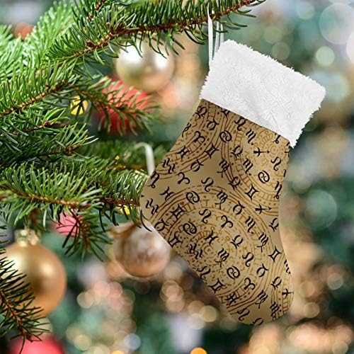 Коледни Чорапи ALAZA Със Знаците На Зодиака и в Етнически произход, Класически Персонализирани Малки Декорации за