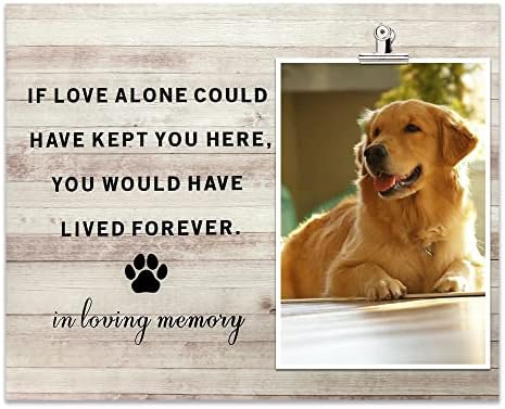 Рамка за снимки в памет на Кучето 4x6 за Кучета, Подаръци във връзка с тежка загуба за Кучета, Подарък от съчувствие поради загуба на Кучета, Сувенири, в памет на един ?