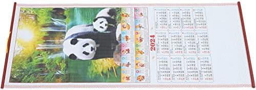Didiseaon Китайски Календар 2024 Пролетния Фестивал Коледен Календар 2024 Стенен Календар Традиционна Китайска Нова Година Висящи