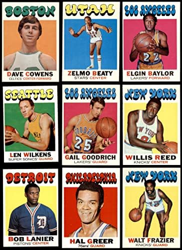 1971-72 Баскетболен комплект Topps (Basketball Set) EX/MT