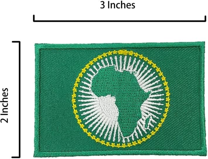 A-ONE 3 бр. в опаковка - Нашивка с флага на Африканския Съюз и на жени на ревера + Метална жени Мозамбикского съюз,