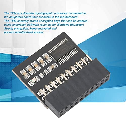 Модул за кодиране за сигурност TPM 2.0, 20-пинов TPM процесор с надеждно криптиране и поддръжка на Win 7 64-bit,