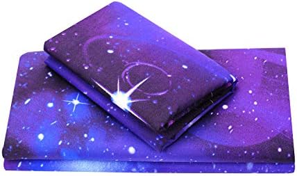 Спално бельо Galaxy Sheets Комплект спално бельо в космическа тематика Galaxy, 3 бр. Плоски Чаршаф и Кърпи