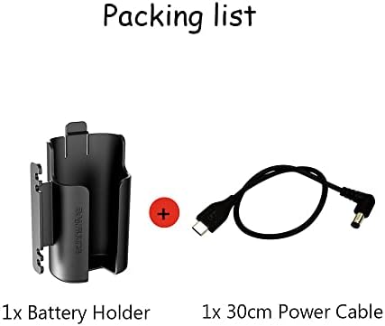 Държач на батерията BEHORSE, Предпазна Скоба + захранващ Кабел за DJI FPV зареден очила V2, Аксесоари (не за DJI зареден очила 2)