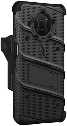 Комплект болтове ZIZO за своята практика Nokia X100 с защитно фолио за екрана, Каишка за кобур - Влакчета - Черен