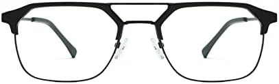 LJCZKA Квадратни Очила с Блокиране на Синя Светлина, Компютърни Очила За четене При Напрежение на очите UV400, Прозрачни Очила