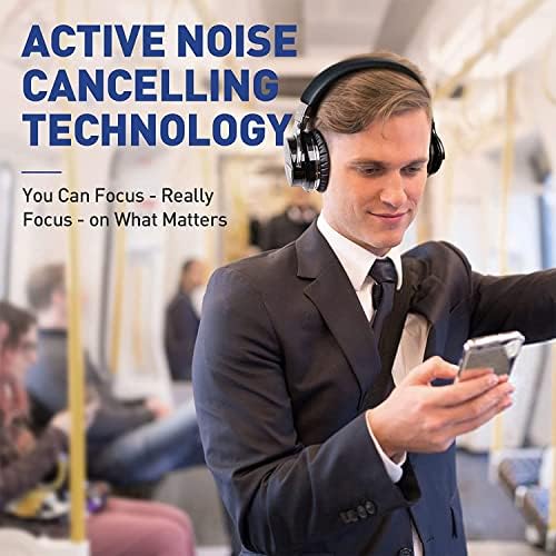 Слушалки Tapela E7 Bluetooth Слушалки с микрофон, Дълбоки Баси, Безжични Слушалки над ухото, Удобни протеинови амбушюры, 30 часа възпроизвеждане за пътуване / работа, Сребрис