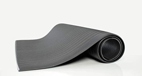 Подложка за пода на Гардиън Air Step Anti-Fatigue, винил, 3x5 инча, сив, Намалява умората и дискомфорта, лесно