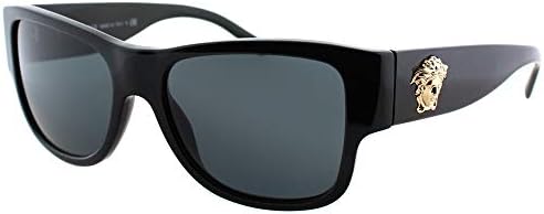 Слънчеви очила Versace VE4275 GB1/87 От амониев Черен цвят - Златисто-Черен