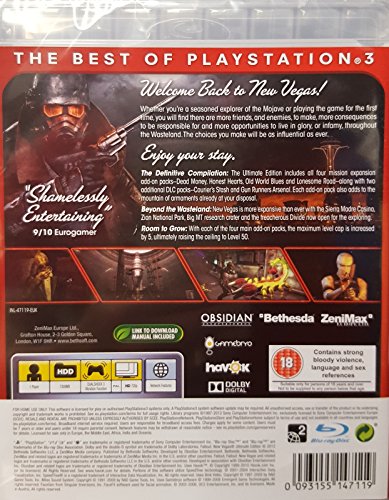 Fallout New Vegas Ultimate Edition Игра за Sony Playstation PS3 Великобритания